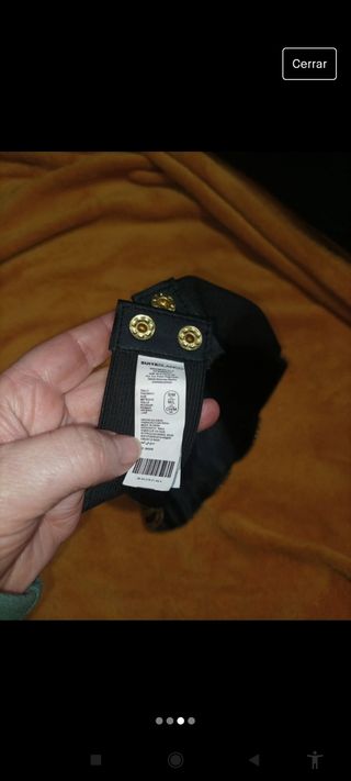 Cinturón abalorios