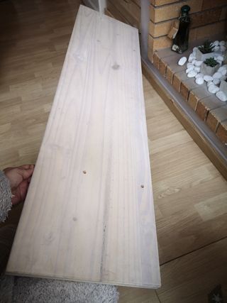 Balda/estante madera (URGE VENDER POR MUDANZA)