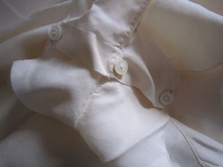 antico body in pura seta ricamato a mano