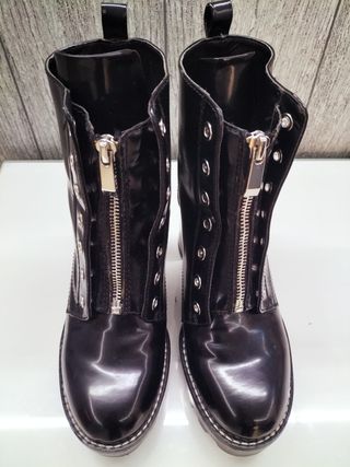 Botín Zara negro talla 37