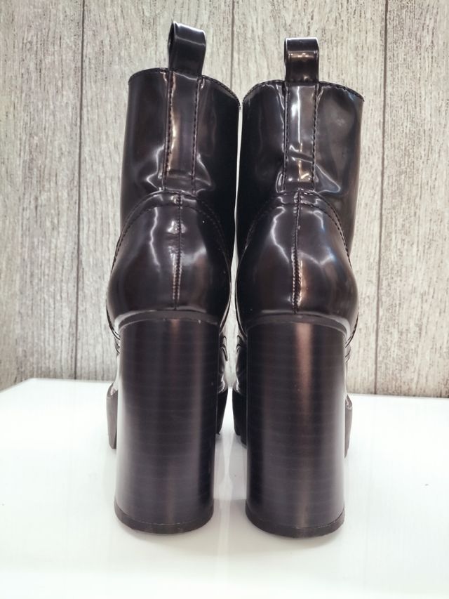 Botín Zara negro talla 37