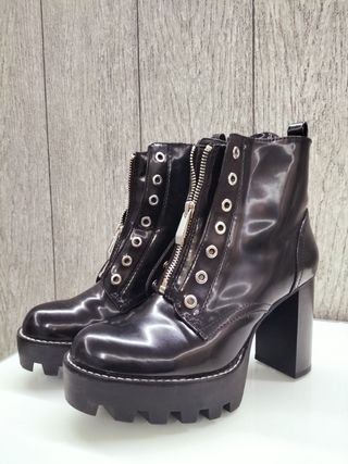 Botín Zara negro talla 37