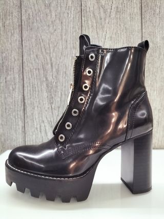 Botín Zara negro talla 37