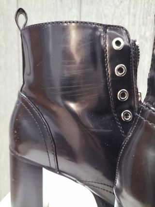 Botín Zara negro talla 37