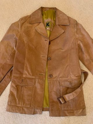 Chaqueta de ante vintage