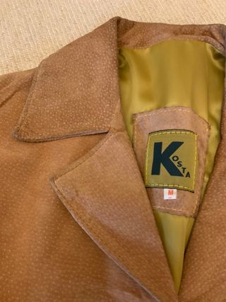 Chaqueta de ante vintage