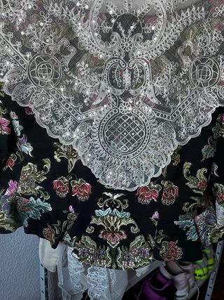 traje fallera del siglo talla 40 hecho ha medida ,