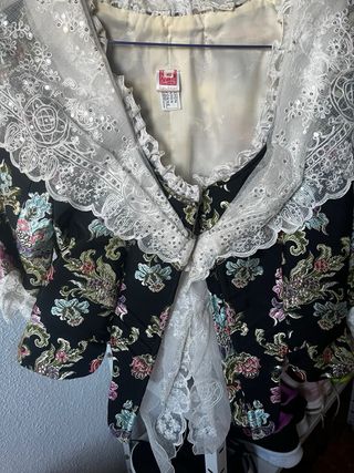 traje fallera del siglo talla 40 hecho ha medida ,