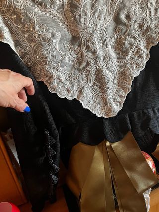 traje fallera del siglo talla 40 hecho ha medida ,