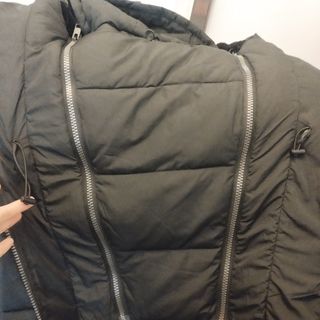 Abrigo plumas negro premamá Talla 50