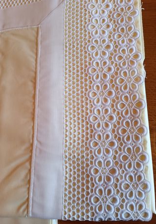 Juego de sabanas antiguas (sabana alta y almohadon