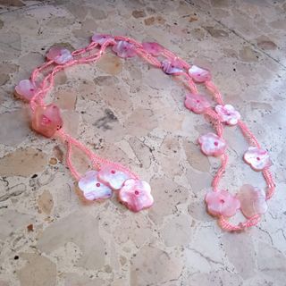 Cinturón vintage flores rosas y2k