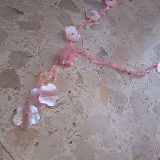 Cinturón vintage flores rosas y2k