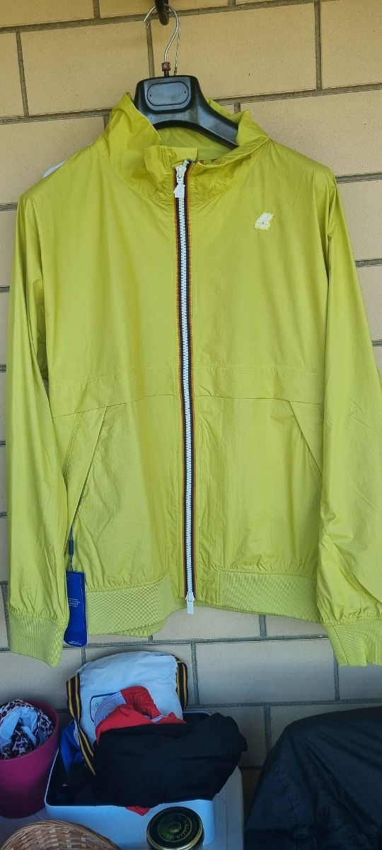 Giubbotto Tancrede kway giallo verde flu l nuovo