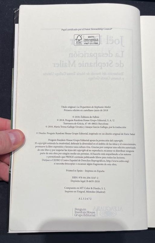 La desaparición de Stephanie Mailer Joël Dicker