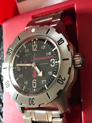 Reloj Vostok Komandirskie K35 automatico 31 Rubies