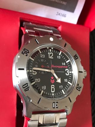 Reloj Vostok Komandirskie K35 automatico 31 Rubies