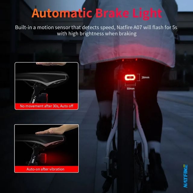 Luz Led inteligente para bicicleta