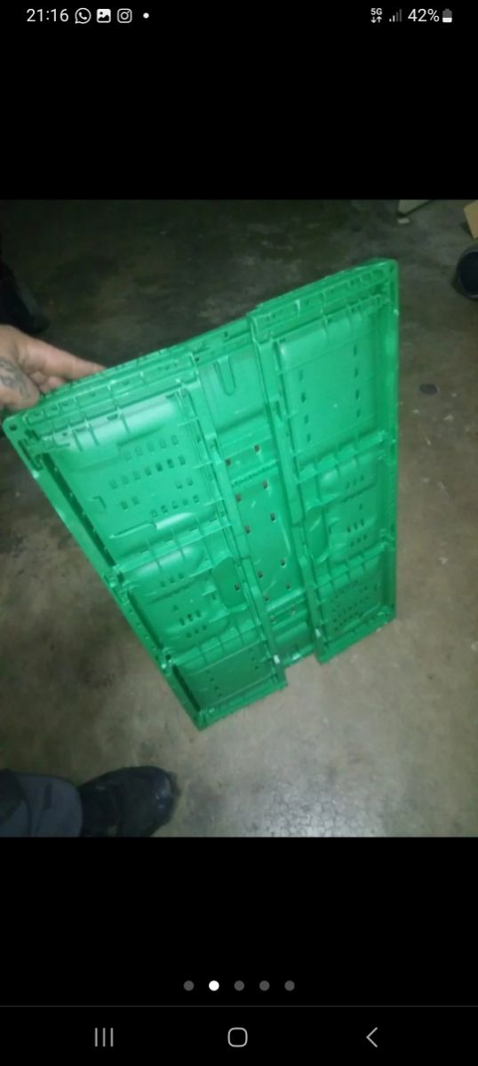 Se vende cajas de plastico plegables por mayor