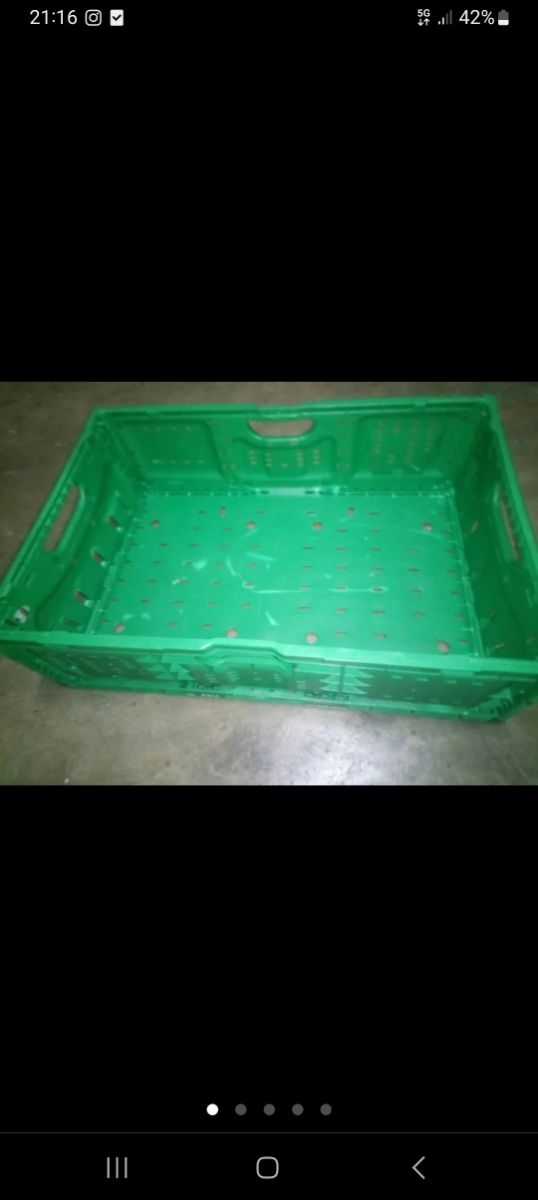 Se vende cajas de plastico plegables por mayor