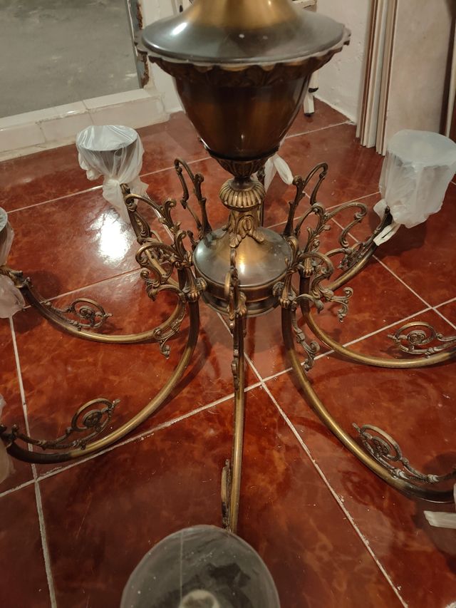 Lampara techo araña