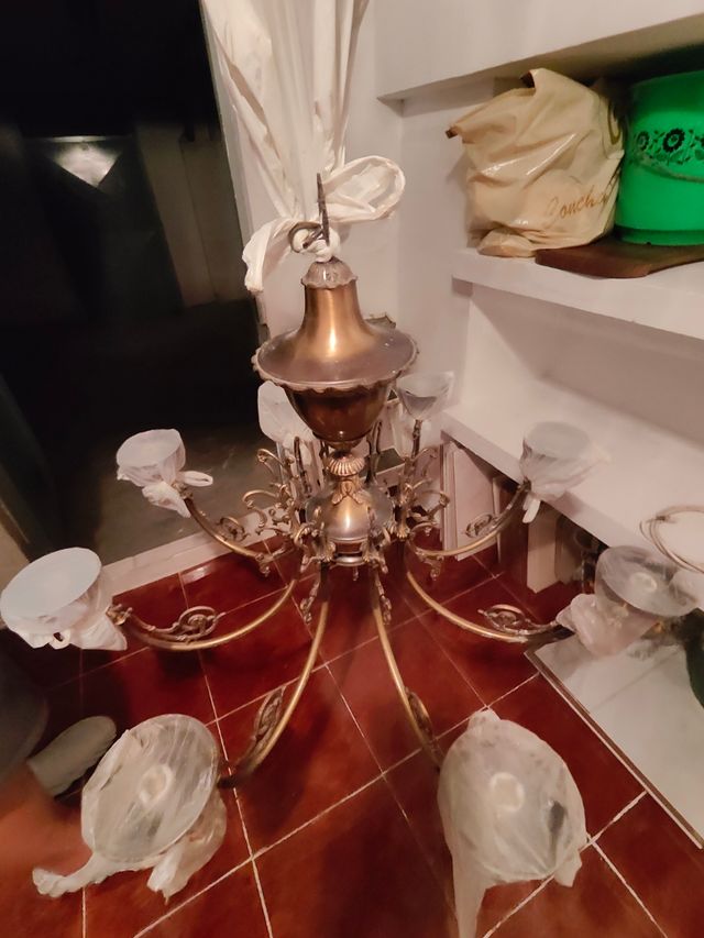 Lampara techo araña