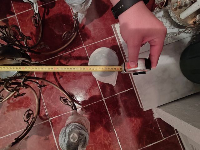 Lampara techo araña