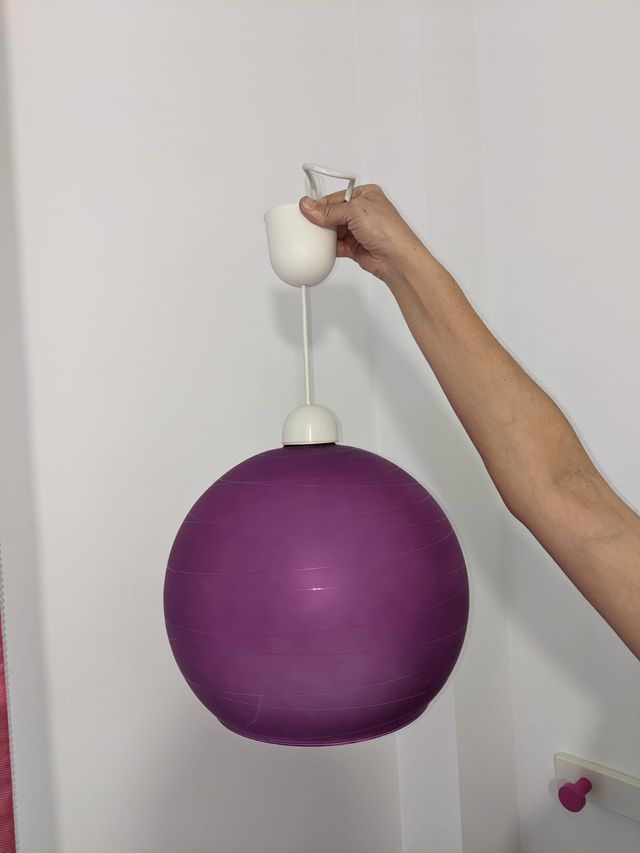 Lampara techo cristal