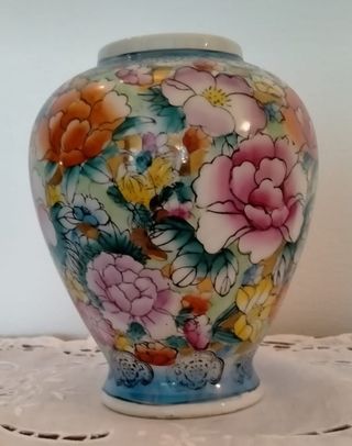Vaso POTICHE porcellana Cinese h. 22