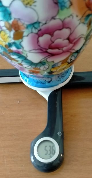 Vaso POTICHE porcellana Cinese h. 22