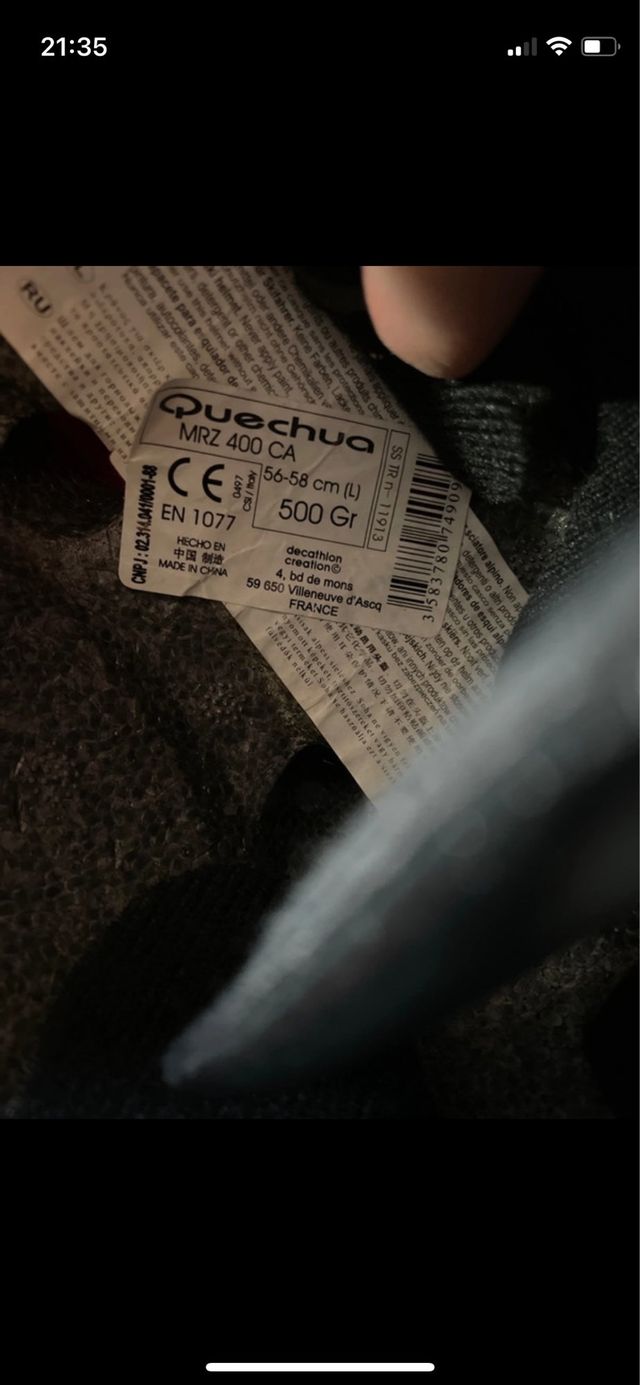 casco esqui ski niño Talla 56-58 (L) decathlon