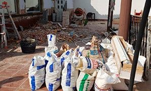 escombros en tu domicilio