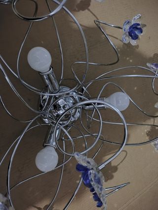 Lampadario fiori