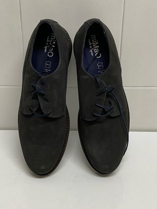 zapatos antelina gris hombre mimao 43