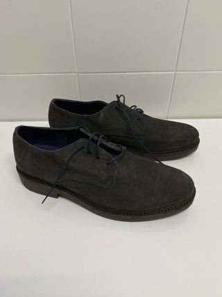 zapatos antelina gris hombre mimao 43