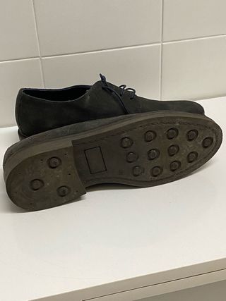 zapatos antelina gris hombre mimao 43