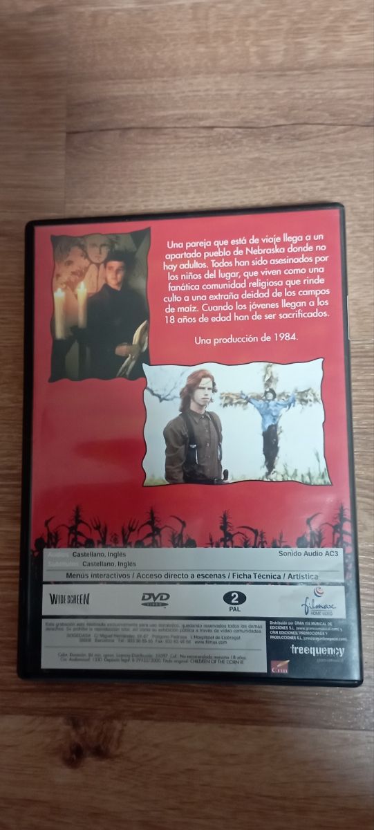 Los chicos del maíz dvd película de segunda mano por 2 EUR en Elx/Elche
