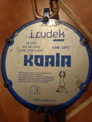 Anticaida retráctil koala 6.6 metros