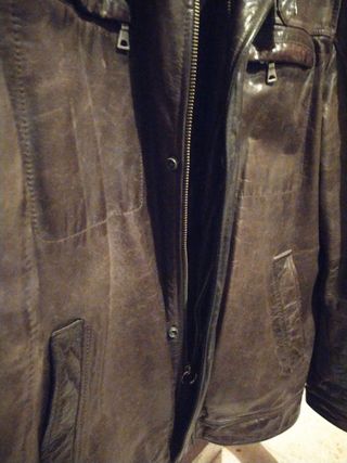 Chaqueta de piel auténtica Cortefiel