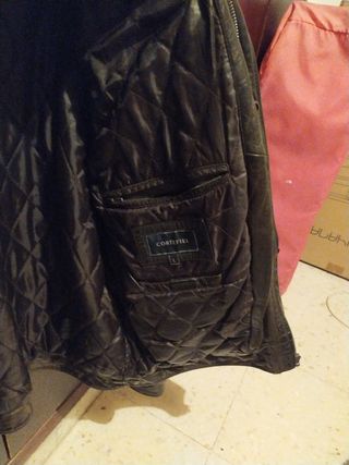 Chaqueta de piel auténtica Cortefiel