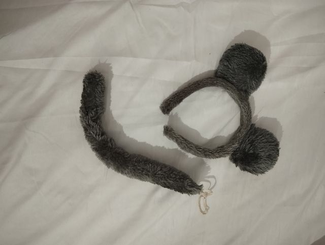 Complementos disfraz ratón.