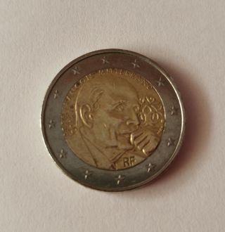 Moneda 2€ Francois Mitterrand