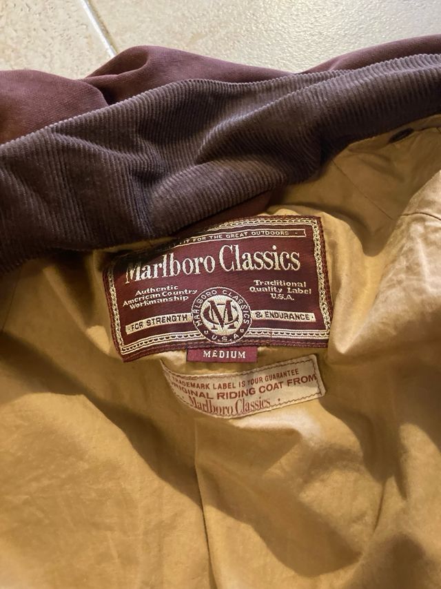Cappotto original vintage Marlboro Classic