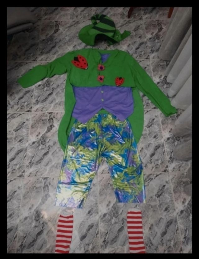 Disfraz carnaval traje duende ,hombre