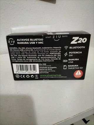 Altavoz Bluetooth ZIU Z20