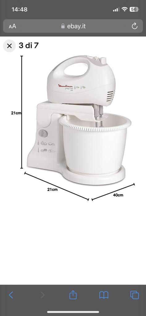 Impastatrice Moulinex