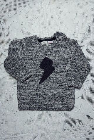 Camisola Zara, cinza mesclado