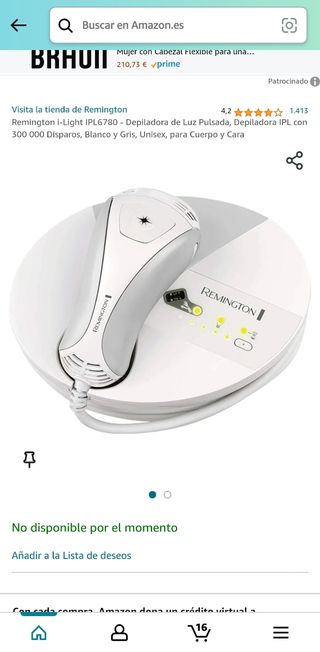 Depiladora láser remington I light pro