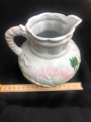 Jarra jarrón cerámica antiguo Art Nouv Noveau