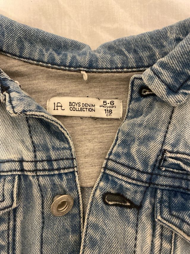 cazadora vaquera Lefties junior 5-6 años